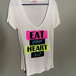 Juicy Couture tee with sequins